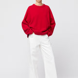 Harbour Round Neck Sweater Crimson