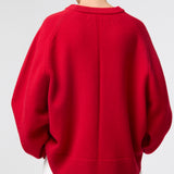 Harbour Round Neck Sweater Crimson
