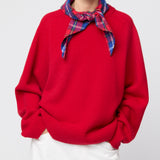 Harbour Round Neck Sweater Crimson