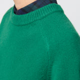 Harbour Round Neck Sweater Bottle Green