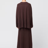 Roma Wool Sweater Chocolate Brown