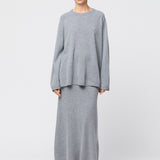 Roma Wool Sweater Gray Melange