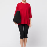 Roma Wool Tee Gray Melange