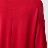 Roma Wool Tee Crimson