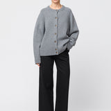Harbour Cardigan Gray Melange