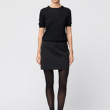 Ultrafine Knit Tee Jet Black