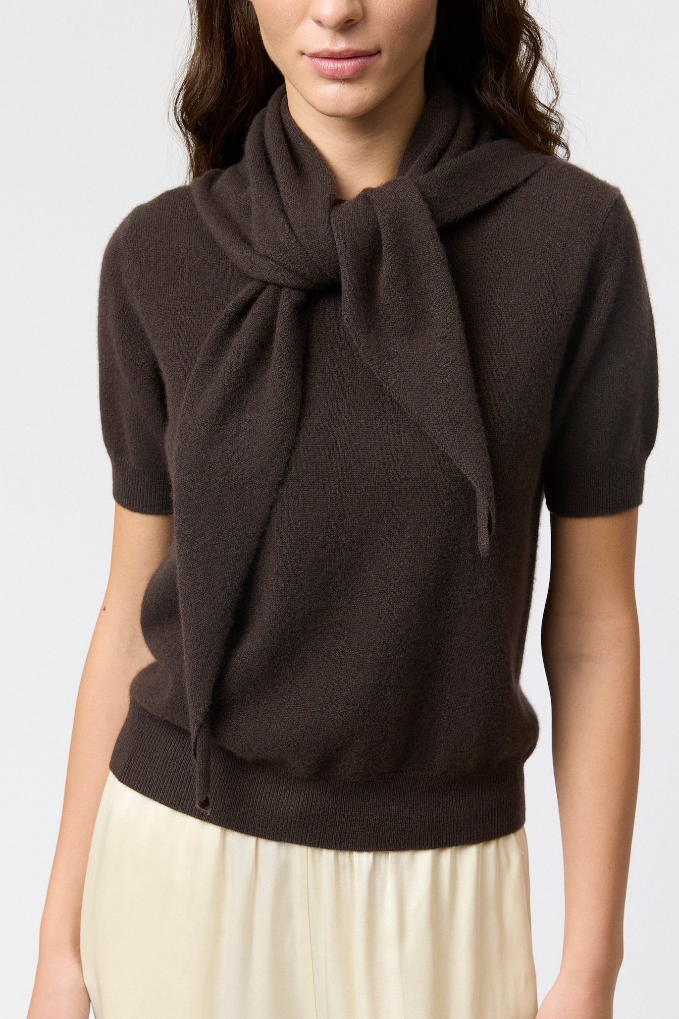 Memoir Cashmere Scarf Jet Black