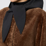 Bergamo Shearling Coat Dark Caramel