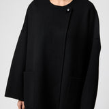 Pirrie Coat Jet Black