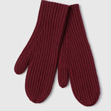 Avignon Basolan Mittens Burgundy