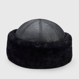 Oslo Shearling Hat Jet Black