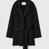 Double Wrap Jacket Jet Black