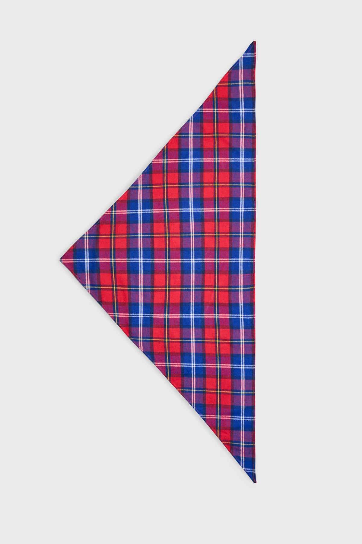 Flannel Poet Scarf Red Check Flannel