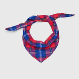 Flannel Poet Scarf Red Check Flannel