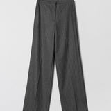 Paloma Trousers Charcoal Pinstripe