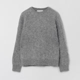 Mountain Oversized Furry Jumper Grey Melange