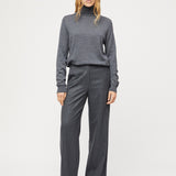 Paloma Trousers Charcoal Pinstripe