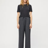 Siena Drawstring Trousers Charcoal Grey