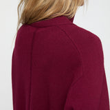 Cape Cod Turtleneck Sweater Burgundy