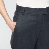 Cigarette Pant Charcoal Melange
