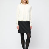 Classic Wool Cardigan Macadamia
