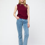 Classic Wool Tank Burgundy