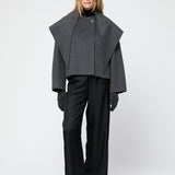 Double Rider Scarf Charcoal