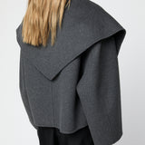 Double Rider Scarf Charcoal