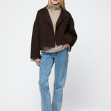 Double Cocoon Jacket Jet Black