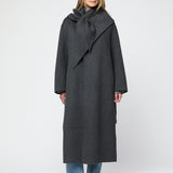 Double Rider Scarf Charcoal