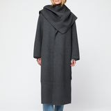 Double Rider Scarf Charcoal