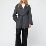 Double Wrap Jacket Jet Black
