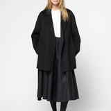 Double Wrap Jacket Jet Black