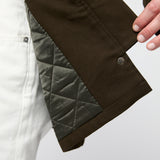 Long Hunting Jacket Chocolate Brown