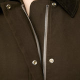 Long Hunting Jacket Chocolate Brown