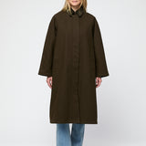 Long Hunting Jacket Chocolate Brown