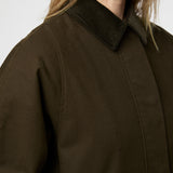 Long Hunting Jacket Chocolate Brown