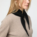 Memoir Cashmere Mini Scarf Jet Black
