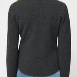 Milano Knit Wool Blazer Jet Black