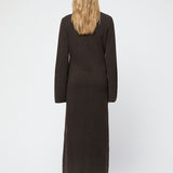 Turtleneck Toulon Maxi Dress Jet Black