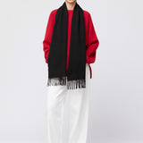 Tuscany Wool Scarf Jet Black