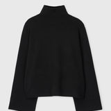 Cape Cod Turtleneck Jet Black