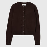 Classic Cashmere Cardigan Chocolate