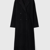Doublé Wool Lounge Coat Jet Black
