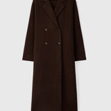 Doublé Wool Lounge Coat Molé Brown