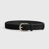 Everyday Suede Belt Jet Black
