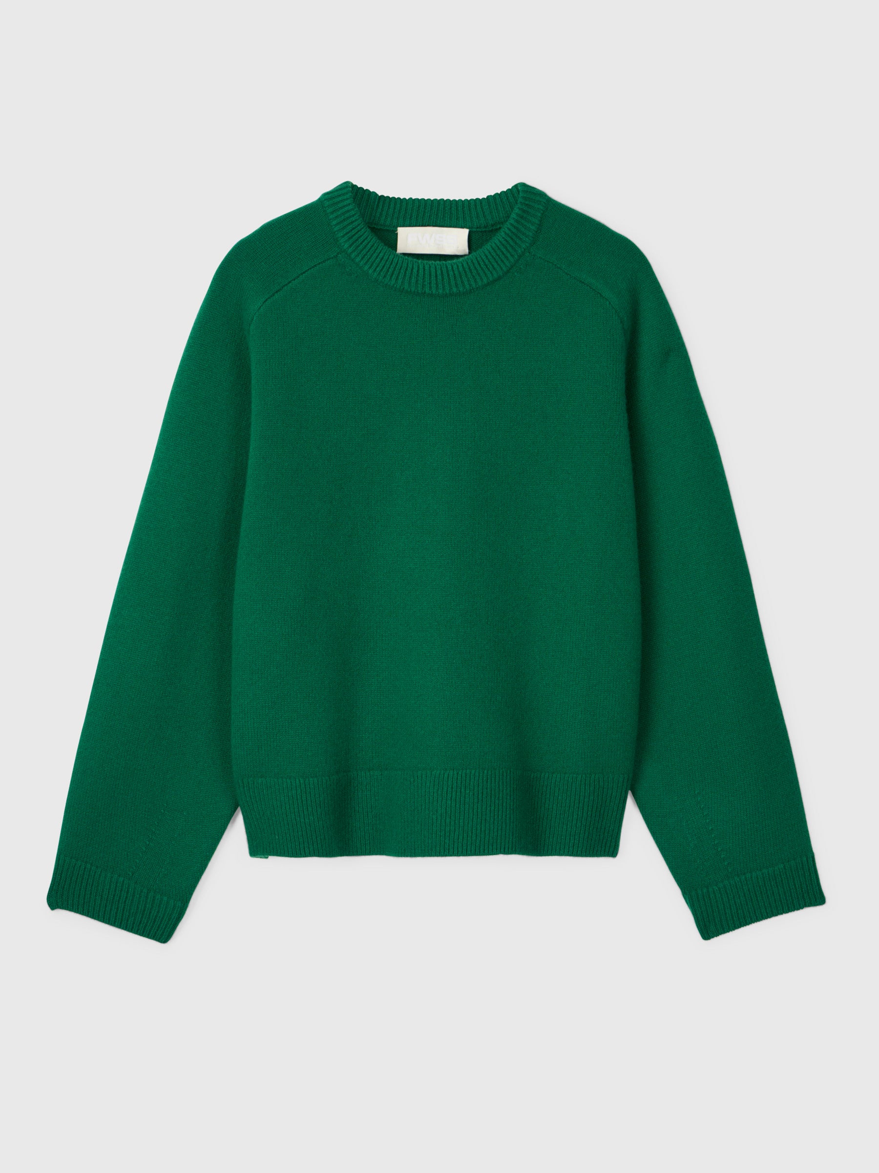 Harbour Round Neck Sweater Bottle Green