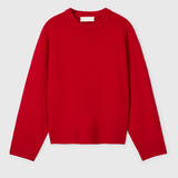 Harbour Round Neck Sweater Crimson