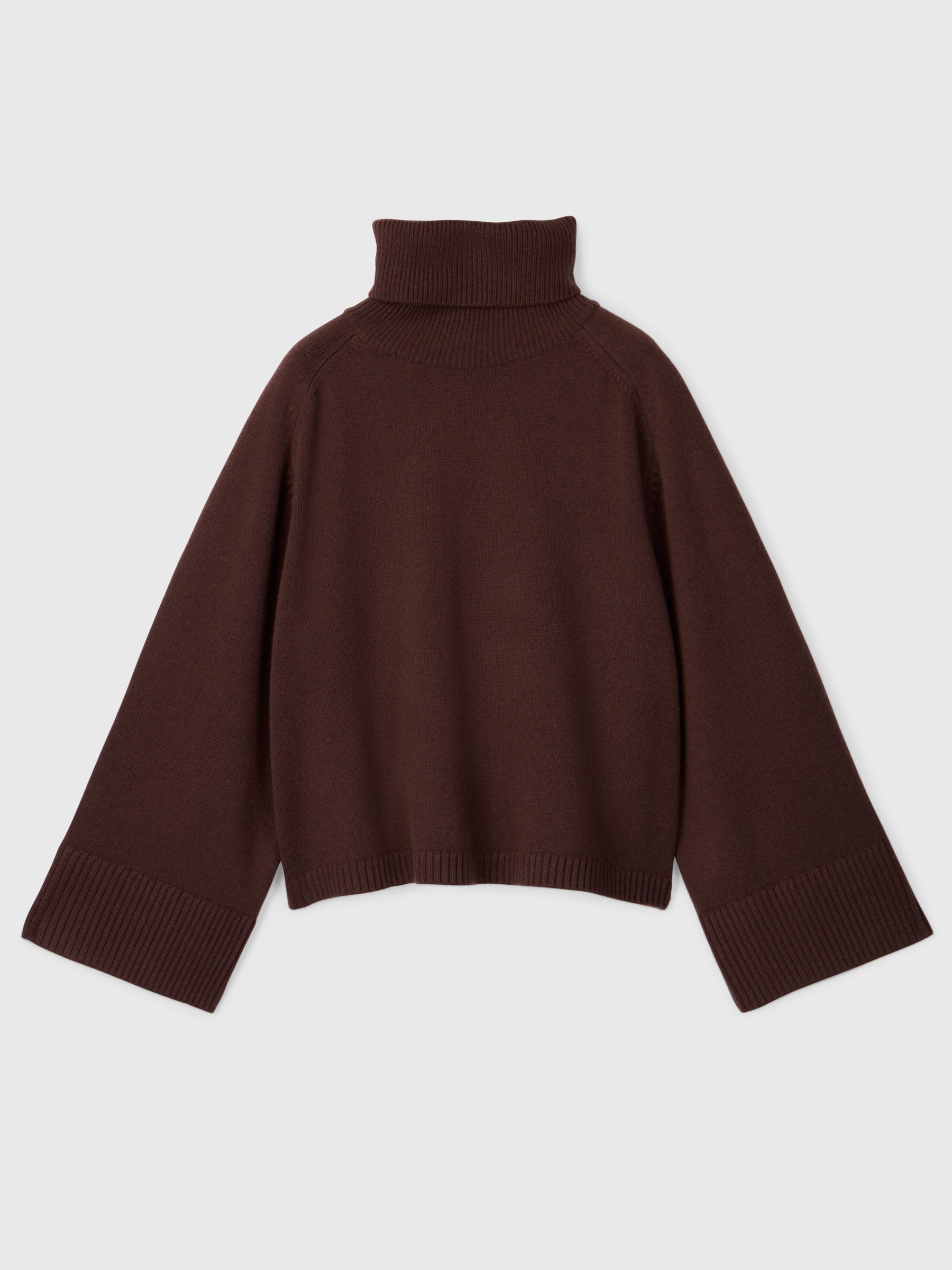 Issa Turtleneck Sweater Chocolate Brown