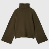 Issa Turtleneck Sweater Dark Olive